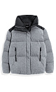 Knitted down jacket with hood - BRUSNIKA. Women clothes