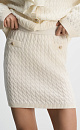 Mini skirt made of extrafine merino wool - BRUSNIKA. Women clothes