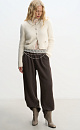 fox down cardigan with accent buttons - BRUSNIKA. Women clothes