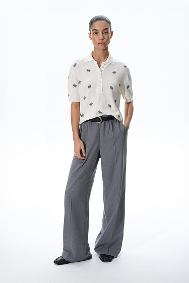 Wide-leg trousers - BRUSNIKA Women Clothes