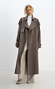 Wool coat with a yoke - BRUSNIKA. Women clothes