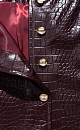 faux leather skirt with large buttons - BRUSNIKA. Women clothes