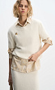 Printed shirt with lace decor - BRUSNIKA. Women clothes