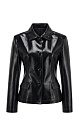 Fitted patent-finish jacket - BRUSNIKA. Women clothes