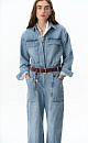 Denim overall with long sleeves - BRUSNIKA. Women clothes