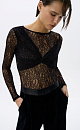 Lace bodysuit with accent bra - BRUSNIKA. Women clothes