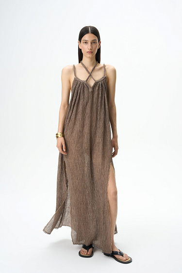 Front-slit sundress - BRUSNIKA Women Clothes