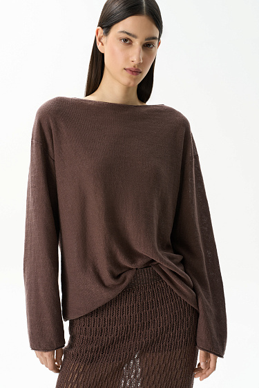 100% linen jumper - BRUSNIKA Women Clothes