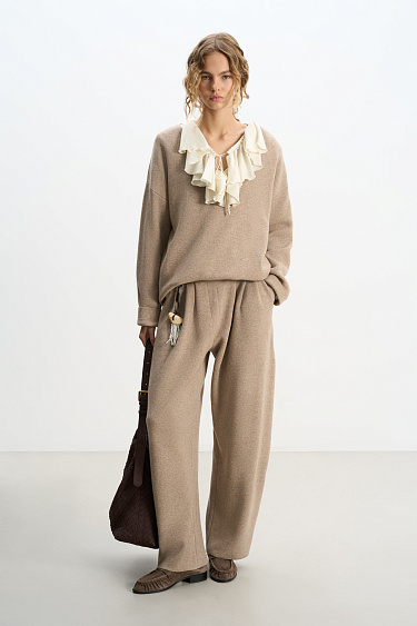 V-neck jumper - BRUSNIKA Women Clothes