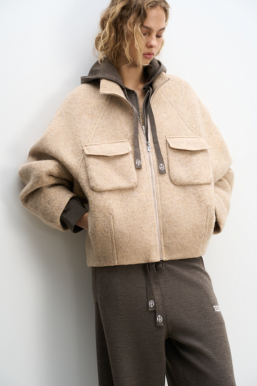 Lined wool jacket - BRUSNIKA Women Clothes