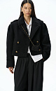 Short double-breasted coat - BRUSNIKA. Women clothes