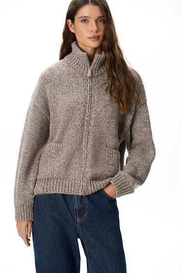 bomber jacket made of extra-fine Merino wool - BRUSNIKA Women Clothes