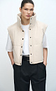 Stand-up collar vest - BRUSNIKA. Women clothes