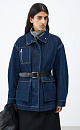 Denim jacket with embossed seams - BRUSNIKA. Women clothes
