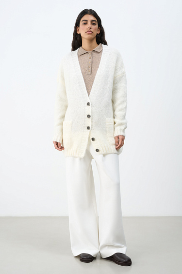 Mohair blend cardigan - BRUSNIKA Women Clothes