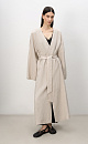 Long robe made of 100% linen - BRUSNIKA. Women clothes