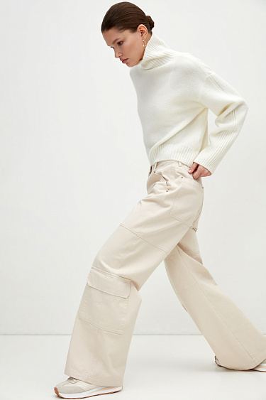 Cotton cargo pants - BRUSNIKA Women Clothes