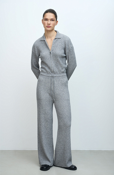Knitted jumpsuit made of cashmere and wool - BRUSNIKA Women Clothes