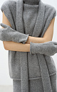 Mittens with fox down - BRUSNIKA. Women clothes