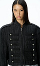Striped Dolman jacket - BRUSNIKA. Women clothes