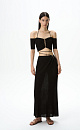 Maxi skirt with metal detail - BRUSNIKA. Women clothes