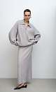 Wool maxi skirt - BRUSNIKA. Women clothes