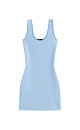 Mini dress with wide straps - BRUSNIKA. Women clothes