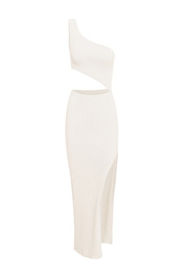 One-shoulder dress - BRUSNIKA Women Clothes