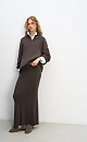 Ribbed maxi skirt - BRUSNIKA. Women clothes