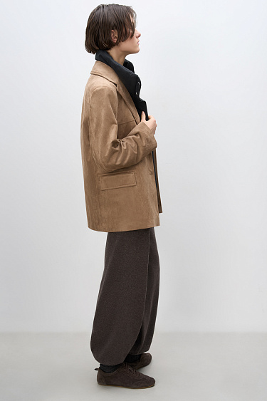 Banana trousers made of cashmere - BRUSNIKA Women Clothes