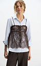 lace top with ties - BRUSNIKA. Women clothes
