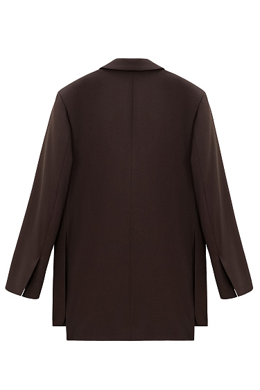Basic side slits blazer - BRUSNIKA Women Clothes
