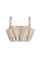 Striped top with straps - BRUSNIKA. Women clothes