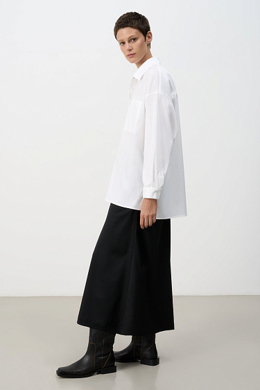 Shirt with patch pockets - BRUSNIKA Women Clothes