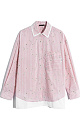 shirt with embroidered daisies - BRUSNIKA. Women clothes