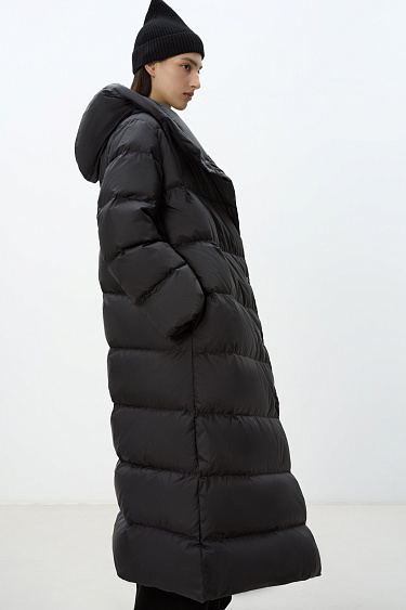 Hooded down jacket - BRUSNIKA Women Clothes