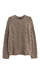 Wool and mohair jumper with braids - BRUSNIKA. Women clothes