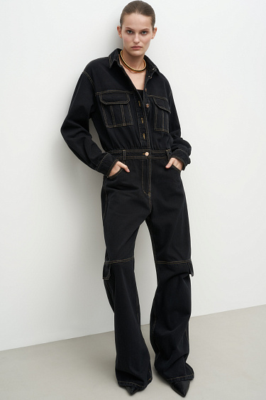 Denim jumpsuit - BRUSNIKA Women Clothes