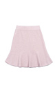 Mini skirt made of fox fur - BRUSNIKA. Women clothes