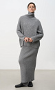 Ribbed skirt made of cashmere and wool - BRUSNIKA. Women clothes