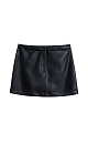 Eco-leather mini skirt - BRUSNIKA. Women clothes