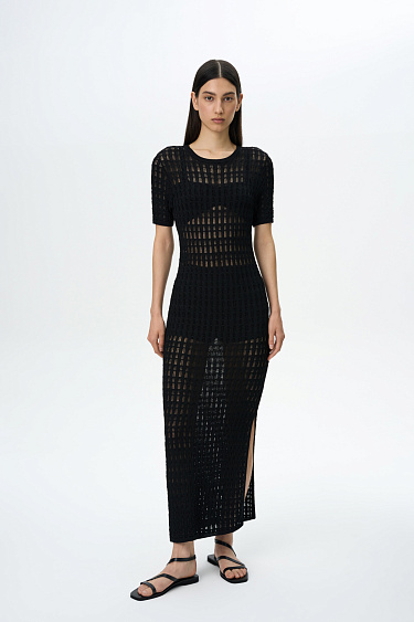Openwork knit dress - BRUSNIKA Women Clothes