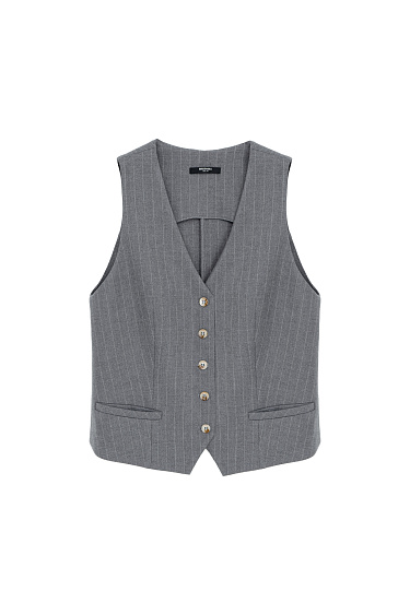 Classic striped vest - BRUSNIKA Women Clothes