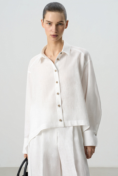 Linen shirt - BRUSNIKA Women Clothes