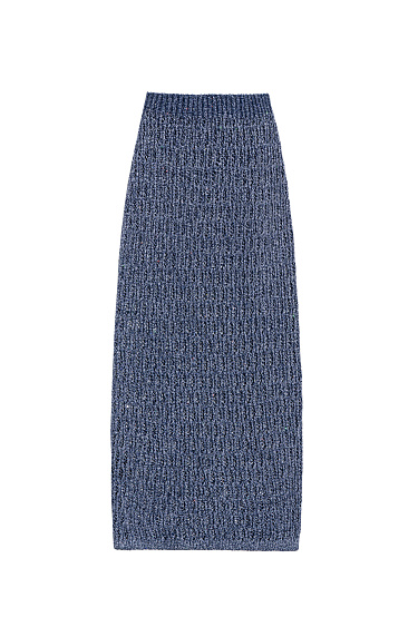Lace midi skirt made of cotton - BRUSNIKA Women Clothes