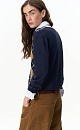 Argyle patterned cardigan - BRUSNIKA. Women clothes