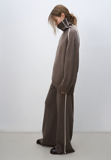 Knit wool-blend pants - BRUSNIKA Women Clothes