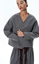 Bomber jacket with round sleeves - BRUSNIKA. Women clothes