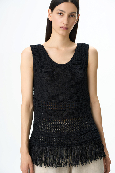 Fringed top - BRUSNIKA Women Clothes