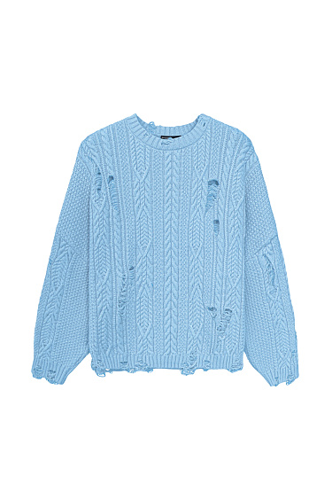 Grunge knit jumper - BRUSNIKA Women Clothes